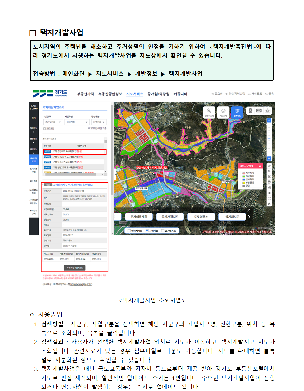 택지개발사업